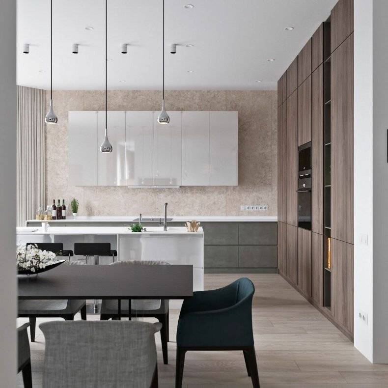 Кухня в стиле минимализм: реальные фото, мебель, цвет, выбор материалов