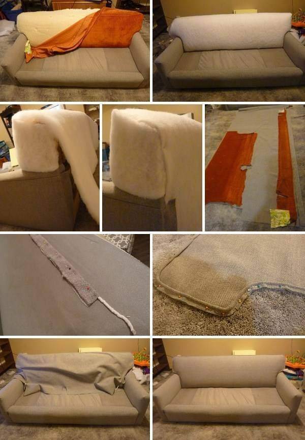 Как перетянуть диван своими руками пошагово: выбор инструментов и материалов