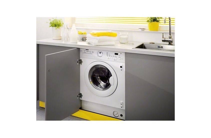 Как встроить стиральную машину в кухонный гарнитур — варианты установки