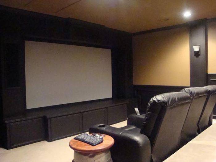 Размеры комнаты домашнего кинотеатра – сколько комнаты нужно?