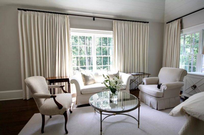 Белые шторы - преимущества и недостатки белых штор в разных комнатах. выбор плотности и фактуры ткани, дизайн белых штор. 130 фото + видео-обзоры