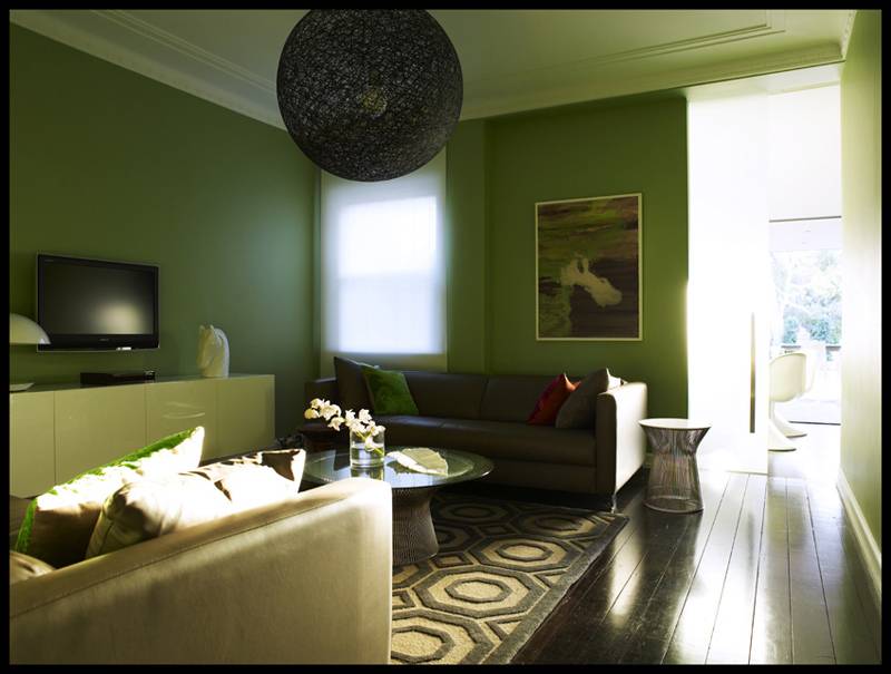 Интерьер спальни в зелёном цвете: дизайн, фото, особенности