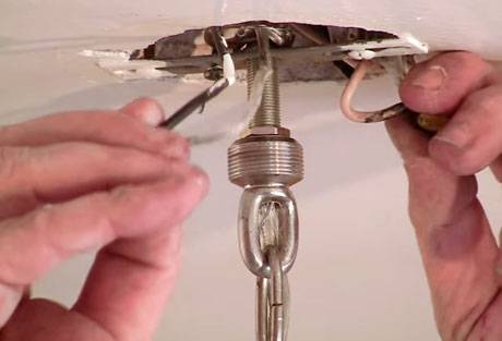 Крепление люстры к натяжному потолку — пошаговая инструкция по монтажу
