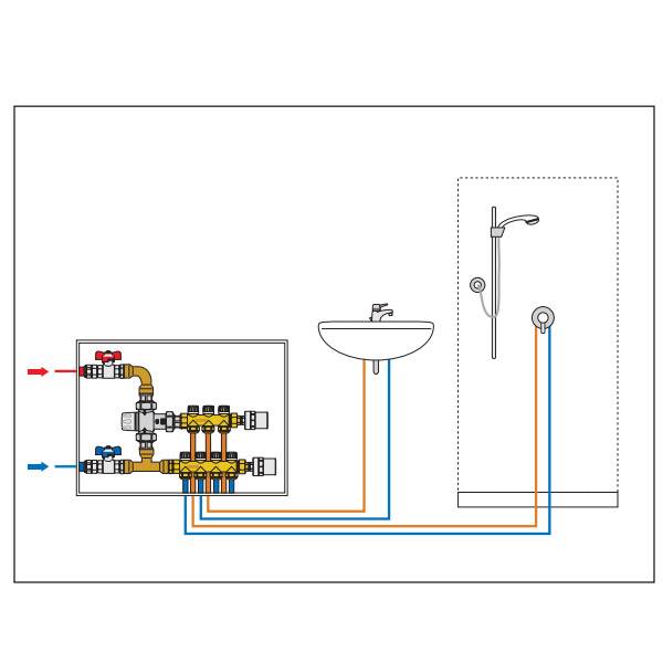 Термостатический трёхходовой смесительный клапан: незаменимое устройство в отопительных системах