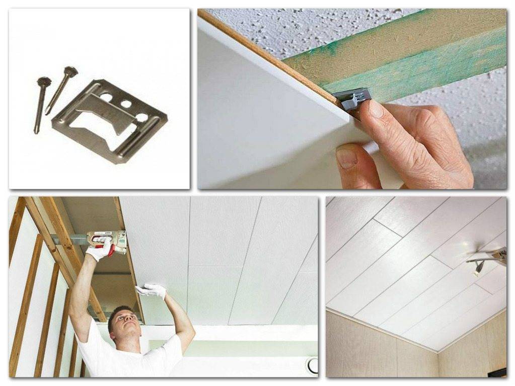 Монтаж пвх панелей на потолок : инструкция по приминению