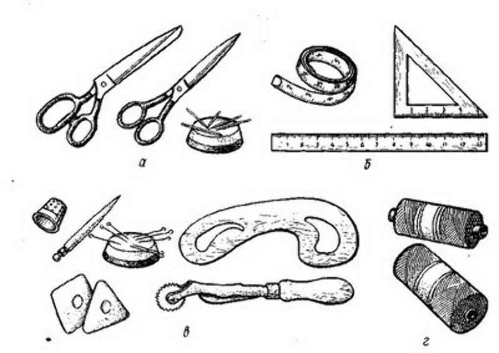 Картинки инструментов для шитья