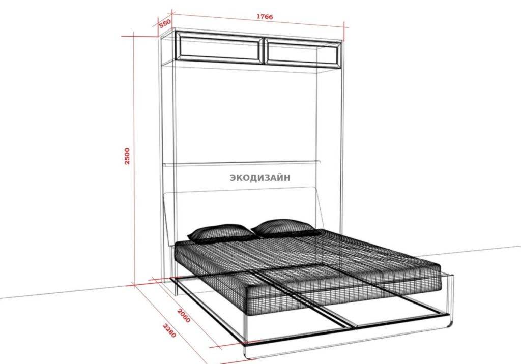 Шкаф - кровать – делаем трансформер своими руками: обзор - чертежи