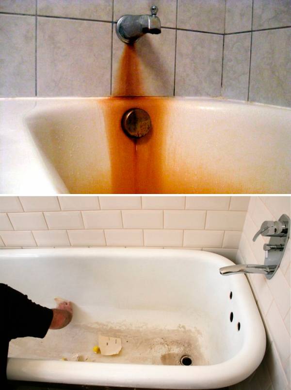 Как почистить ванну в домашних условиях от желтизны, плесени, ржавчины - наш уютный дом - медиаплатформа миртесен