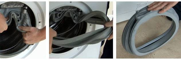 Замена манжеты на стиральной машине индезит: причины повреждения уплотнительной резинки люка, как снять деталь со стиралки indesit, заменить и установить новую?