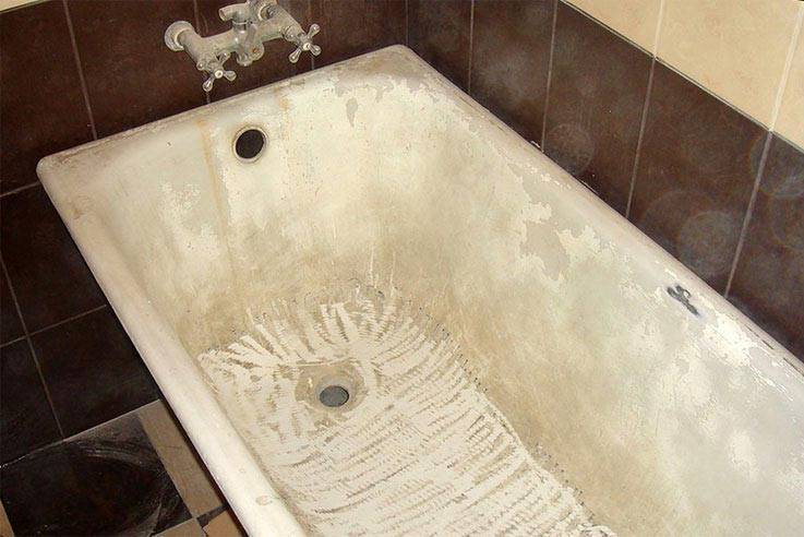 Как обновить старую чугунную ванну: обзор восстановительных и ремонтных работ