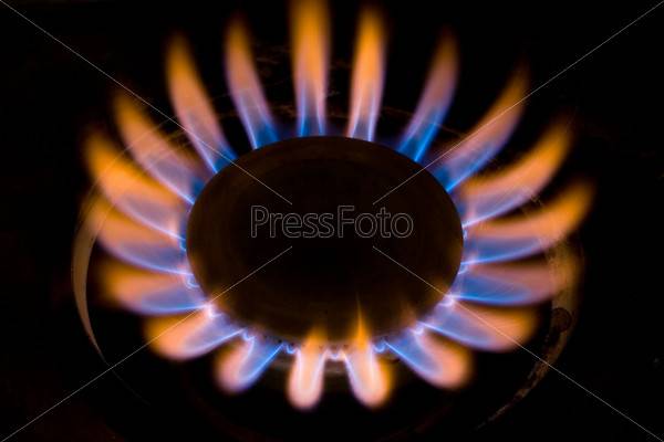 Определение температуры огня газовой плиты