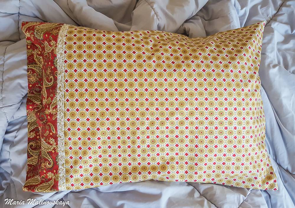 Как сшить наволочку на подушку быстро и красиво
