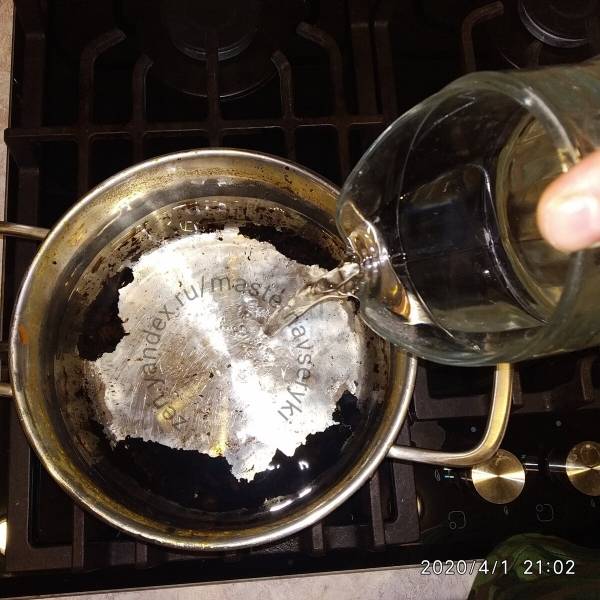Как отмыть пригоревшую кастрюлю, как очистить пригоревшее дно у кастрюли из нержавейки, как почистить