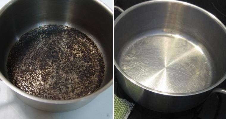 Как чистить кастрюли от пригоревшего варенья в домашних условиях