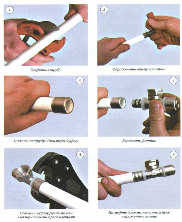 Монтаж металлопластиковых труб своими руками: технология соединения и монтирования
