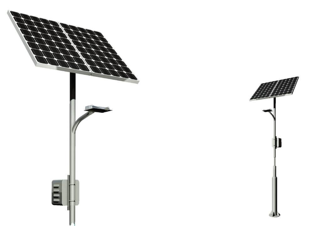 Уличные светодиодные светильники на солнечных батареях