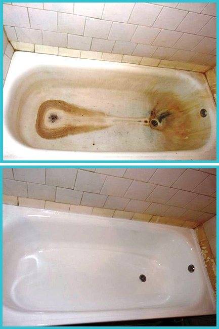 Реставрация чугунной ванны своими руками