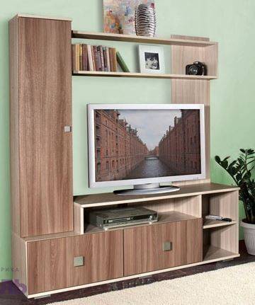 Угловая стенка под телевизор для гостиной: советы по выбору + 30 фото примеров
