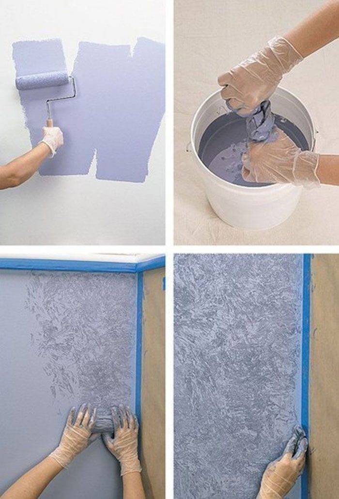 Покраска стен в комнате своими руками -
