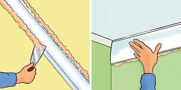 Как приклеить плинтус к полу при помощи клея “жидкие гвозди”