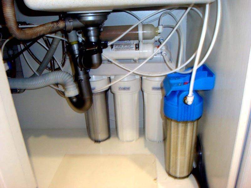 Подключение фильтра для воды к водопроводу: порядок установки