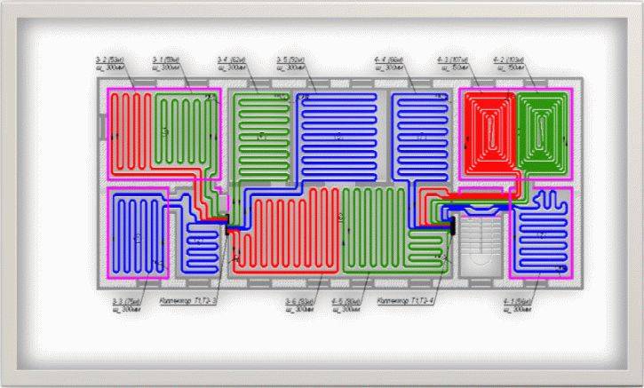 Максимальная длина контура теплого пола 16 трубы. Программа раскладки труб теплого водяного пола. Программа для раскладки теплого пола. Расчет контуров теплого пола. Программа для раскладки электрического теплого пола.
