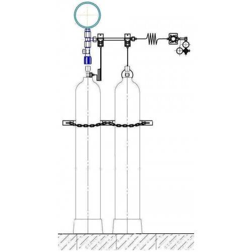 Как подключить два газовых баллона к одной системе гбо?