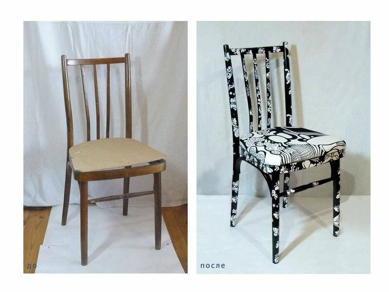 Реставрация стульев: как сделать красивый стул своими руками