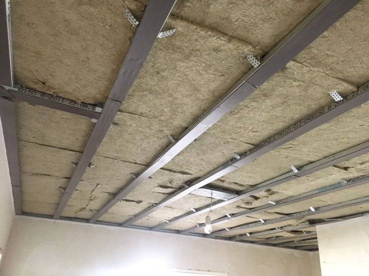 Шумоизоляция потолка в квартире под натяжной потолок - как сделать!