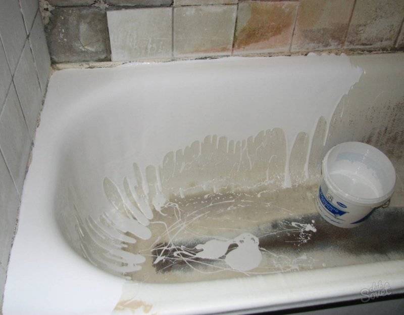 Технология восстановления эмалированного покрытия ванны при помощи жидкого акрила