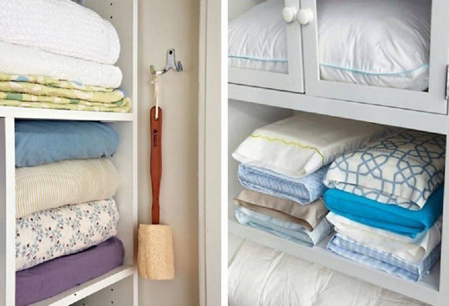 Как удобно разместить и правильно хранить постельное бельё