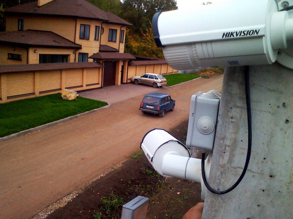 Как установить камеру видеонаблюдения на даче