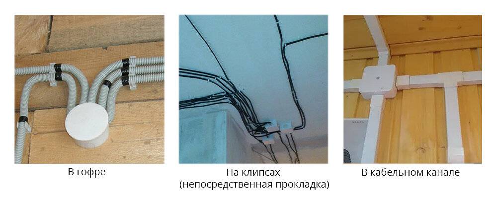 Как выполнить прокладку кабеля в гофре