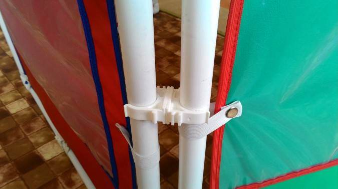 Ширма из пластиковых труб для детского сада своими руками — описываем детально