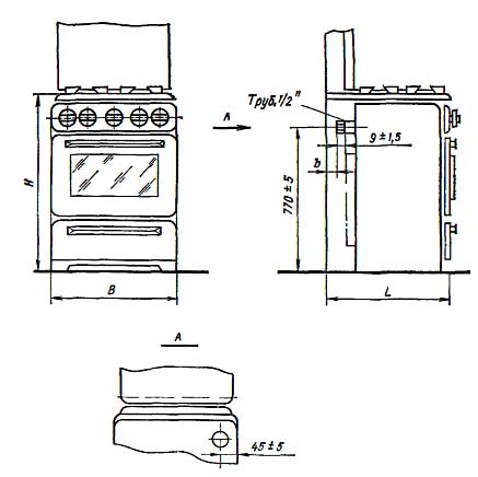 Размер газовой печки. Плита газовая Гефест размер габариты. Габариты газовой плиты Гефест. Плита газовая Gefest схема.