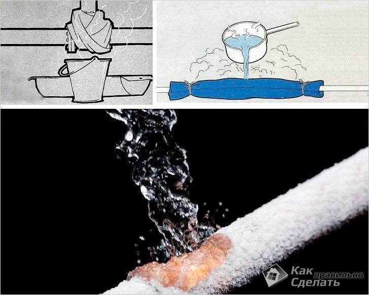 Как отогреть замерзший водопровод в частном доме: способы устранения ледяной пробки в пластиковых и металлических трубах / полезные советы / публикации / санитарно-технические работы