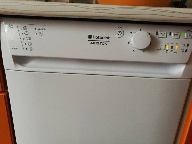 Ошибки посудомоечной машины Ariston Hotpoint: коды ошибок и их способы их устранения