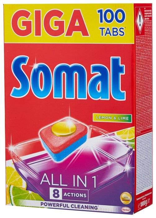 Обзор таблеток somat (сомат) для посудомоечных машин