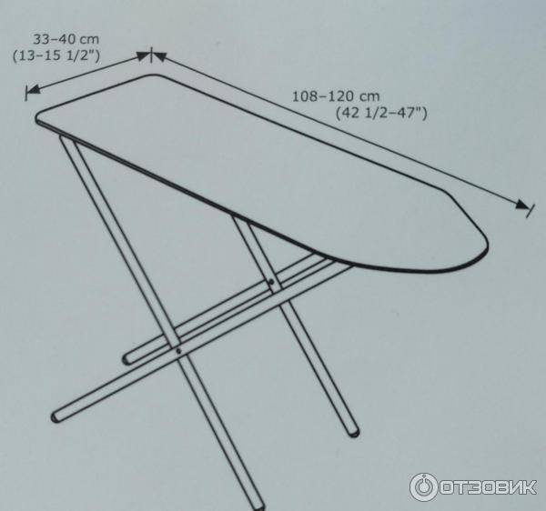 Гладильная доска своими руками в домашних условиях чертежи фото