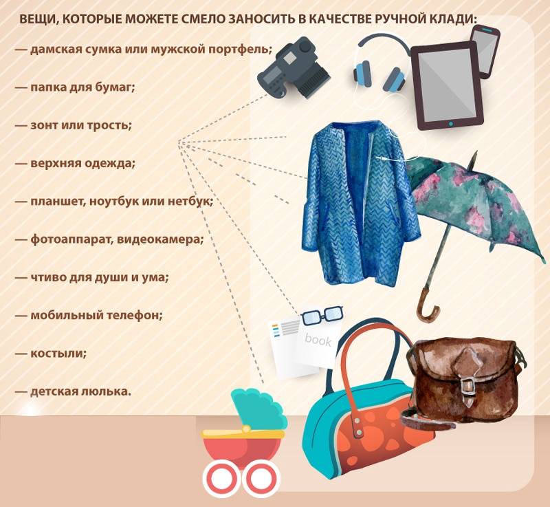 Ручная кладь: что можно и нельзя брать в самолет?