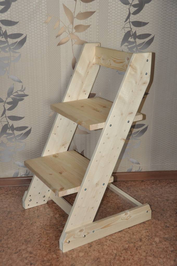 Делаем растущий стул «конек-горбунок» своими руками: инструкция