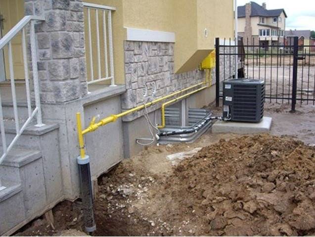 Подключение газа к частному дому: монтаж и ввод систем газоснабжения