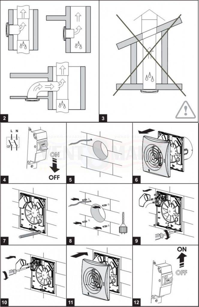Как подключить вентилятор в ванной к выключателю