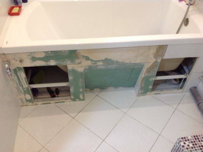 Экран под ванну и другие варианты: как и чем закрыть пространство под ванной | houzz россия