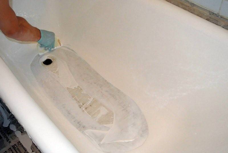 Технология поэтапной эмалировки чугунной ванны