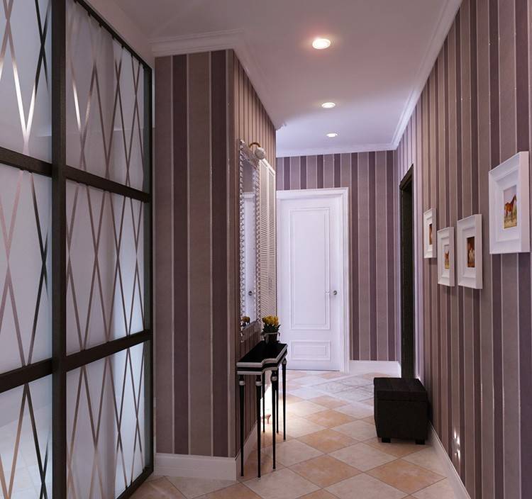 Выбираем современные обои в прихожую и коридор в квартиру, дом (жидкие, темные, светлые). дизайн, идеи + 50 фото