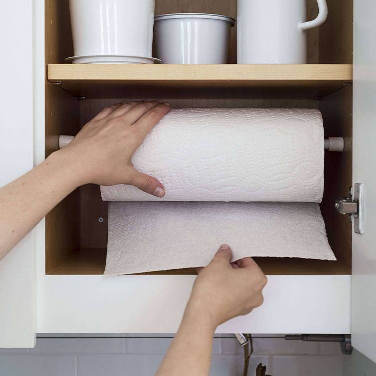 Как организовать хранение тряпок и губок на кухне и в ванной