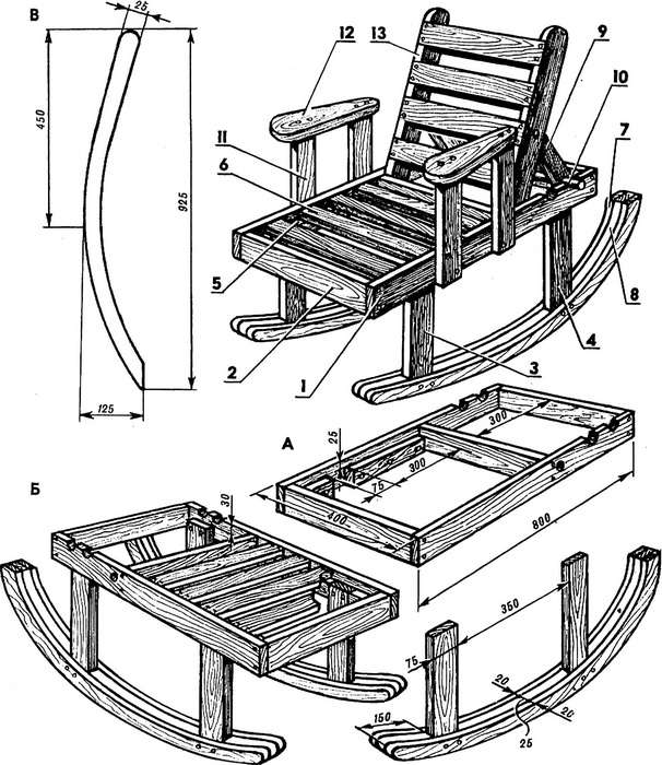 Как сделать кресло из фанеры своими руками