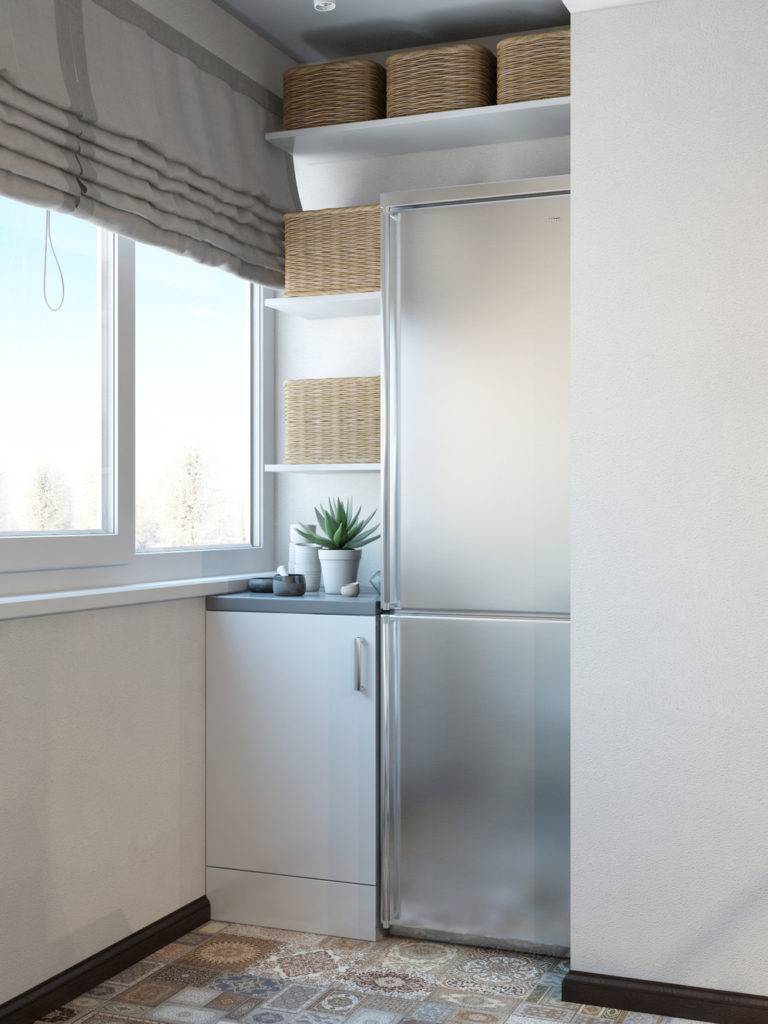 Можно ли ставить холодильник на балконе или лоджии