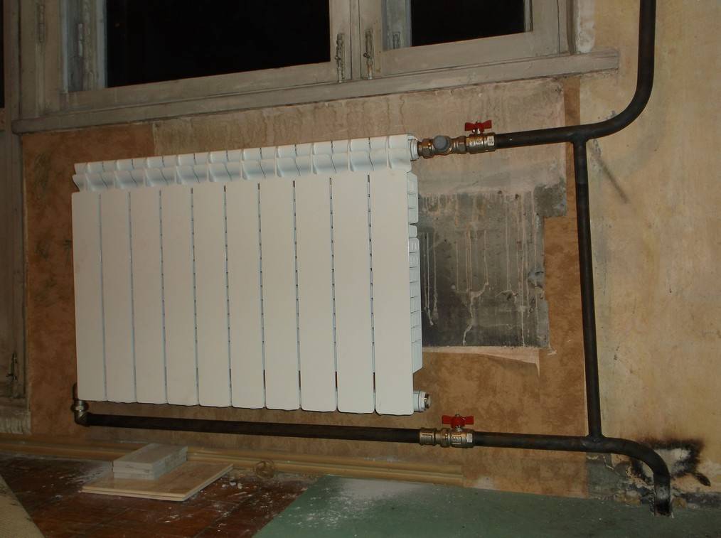 Схема подключения радиаторов отопления при однотрубной системе